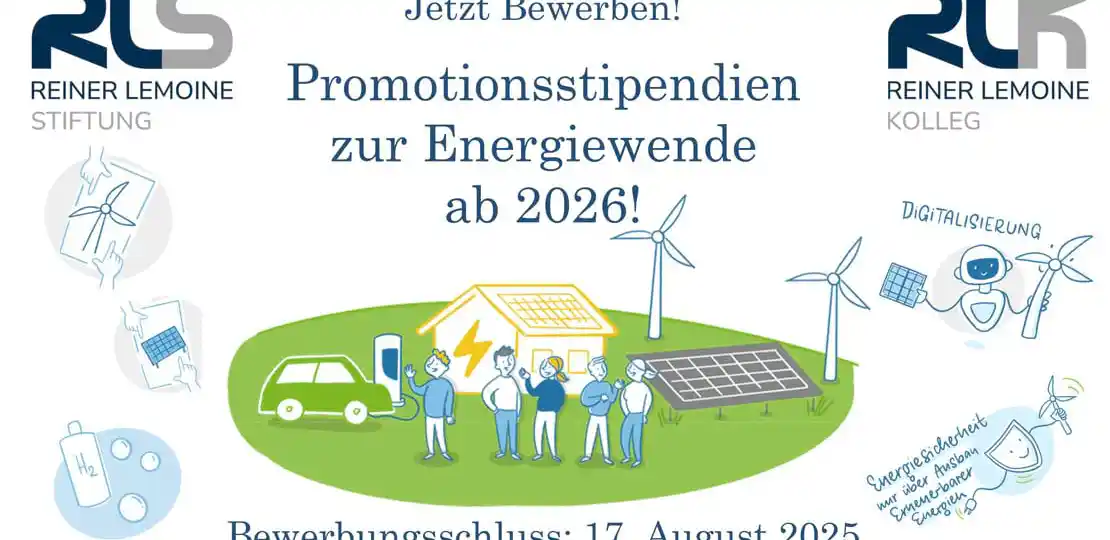 Forschen zur EnergieSystemWende -<br>Jetzt auf neue Stipendien bewerben!