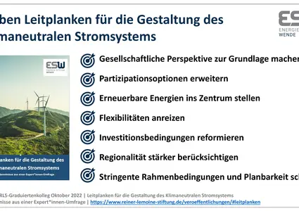 Leitplanken für das Klimaneutrale Stromsystem - 1