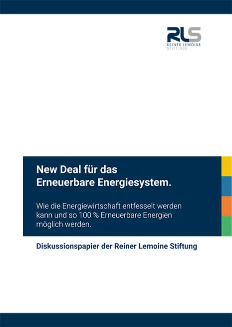 New Deal for the renewable energy system