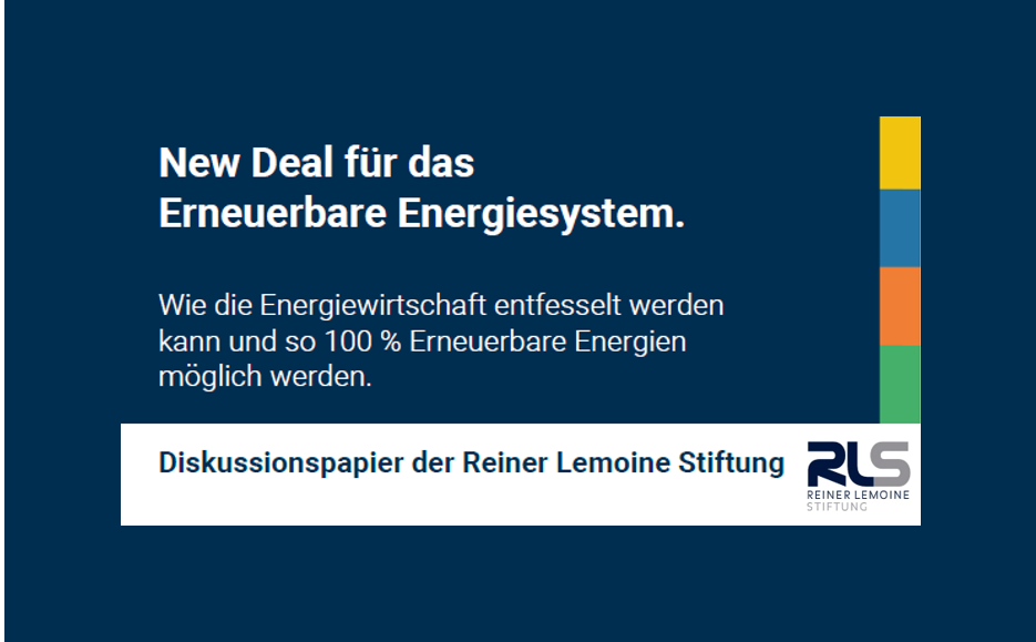 New Deal für das Erneuerbare Energiesystem