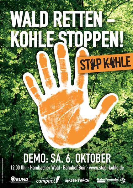 Wald retten - Kohle stoppen!