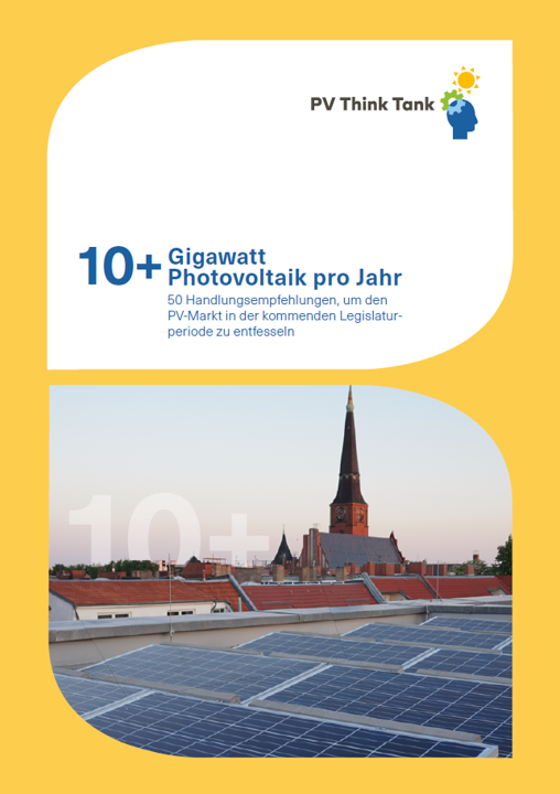 10+ Gigawatt Photovoltaik pro Jahr